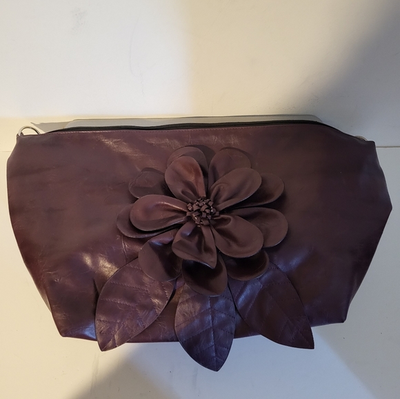 PURPLE FLOWER SHOULDER BAG - Picture 5 of 5